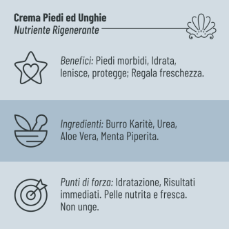 Crema Piedi e Unghie Nutriente e Rigenerante - Aphros Cosmetics