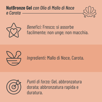 NutBronze Gel con Olio di Mallo di Noce e Carota - Aphros