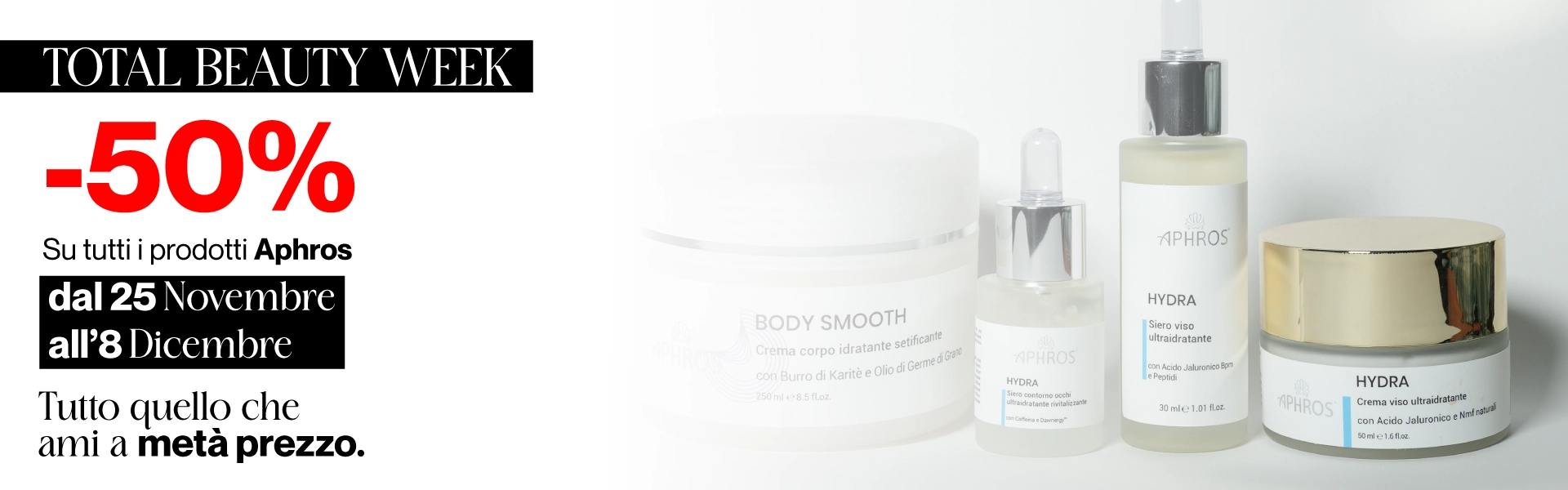 Black Friday Aphros - 50%